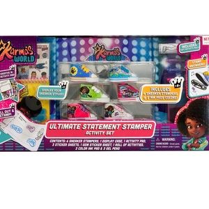 Karma's World Ultimate Statement Activity Rubber Stamp Set,Brand New In Box